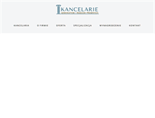 Tablet Screenshot of kancelarie.org